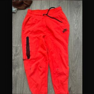 Nike Men's Bright Red Jogger Pants